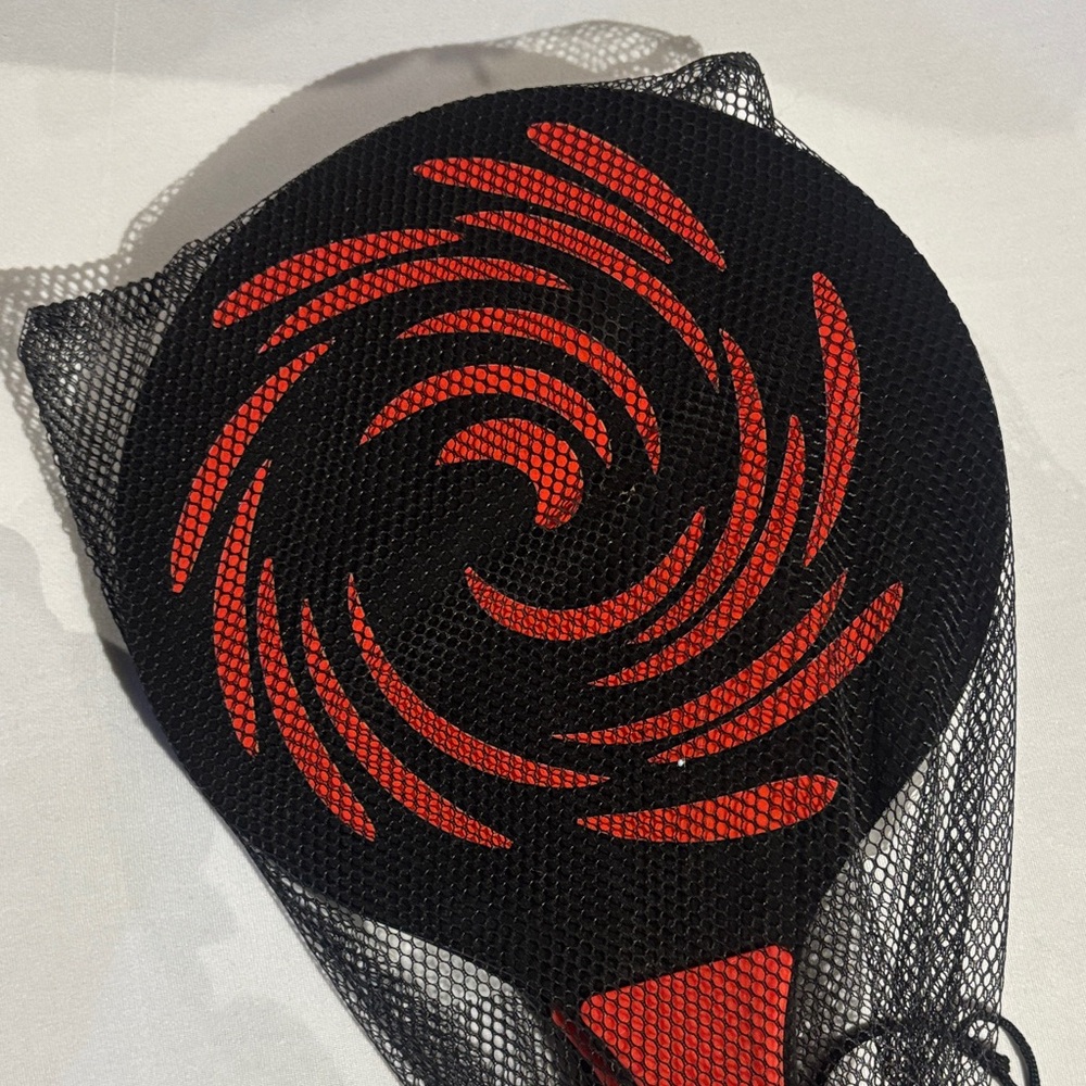 Red and Black Paddle Ball Set - Picture 2 of 3